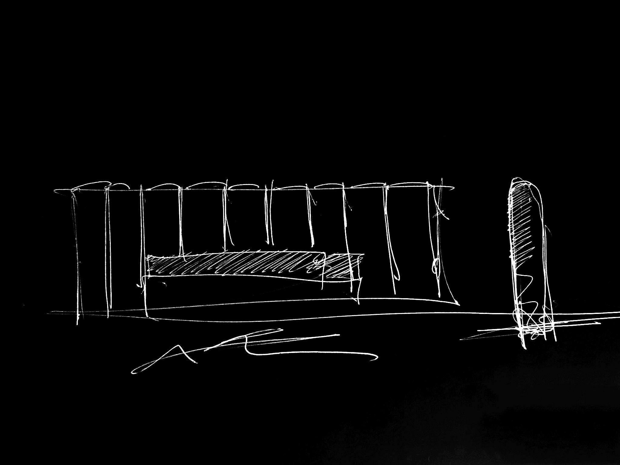21st Century Art Deco Elie Saab Maison Virgin Wool Monolith Bed, Italy For Sale 1