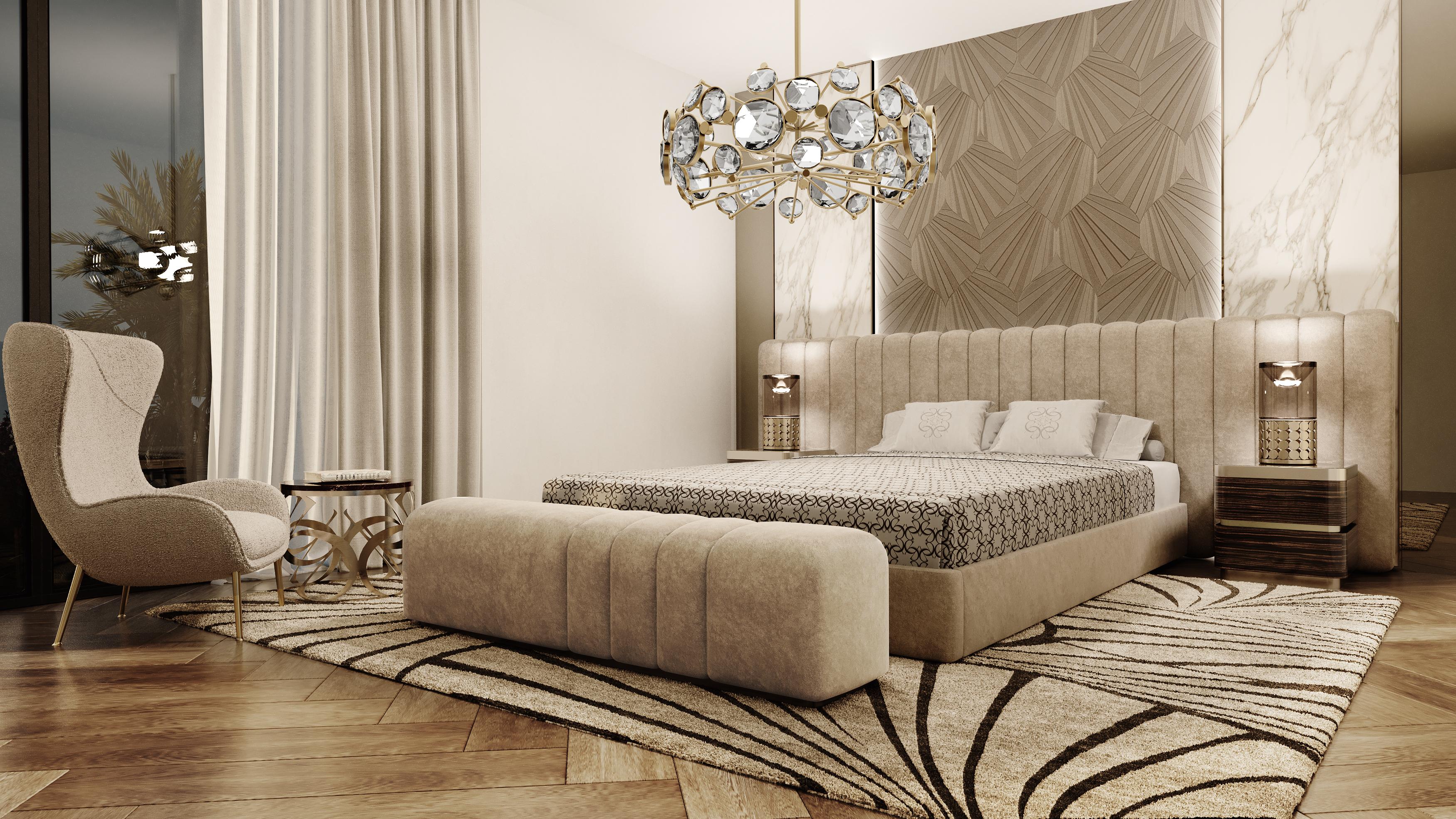 21st Century Art Deco Elie Saab Maison Virgin Wool Monolith Bed, Italy For Sale 2