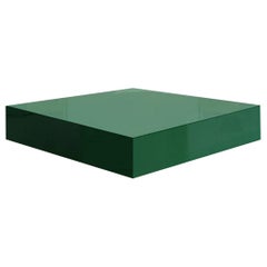 21st Century Art Deco High Gloss Square Memorial Coffee Table Handcrafted Custom