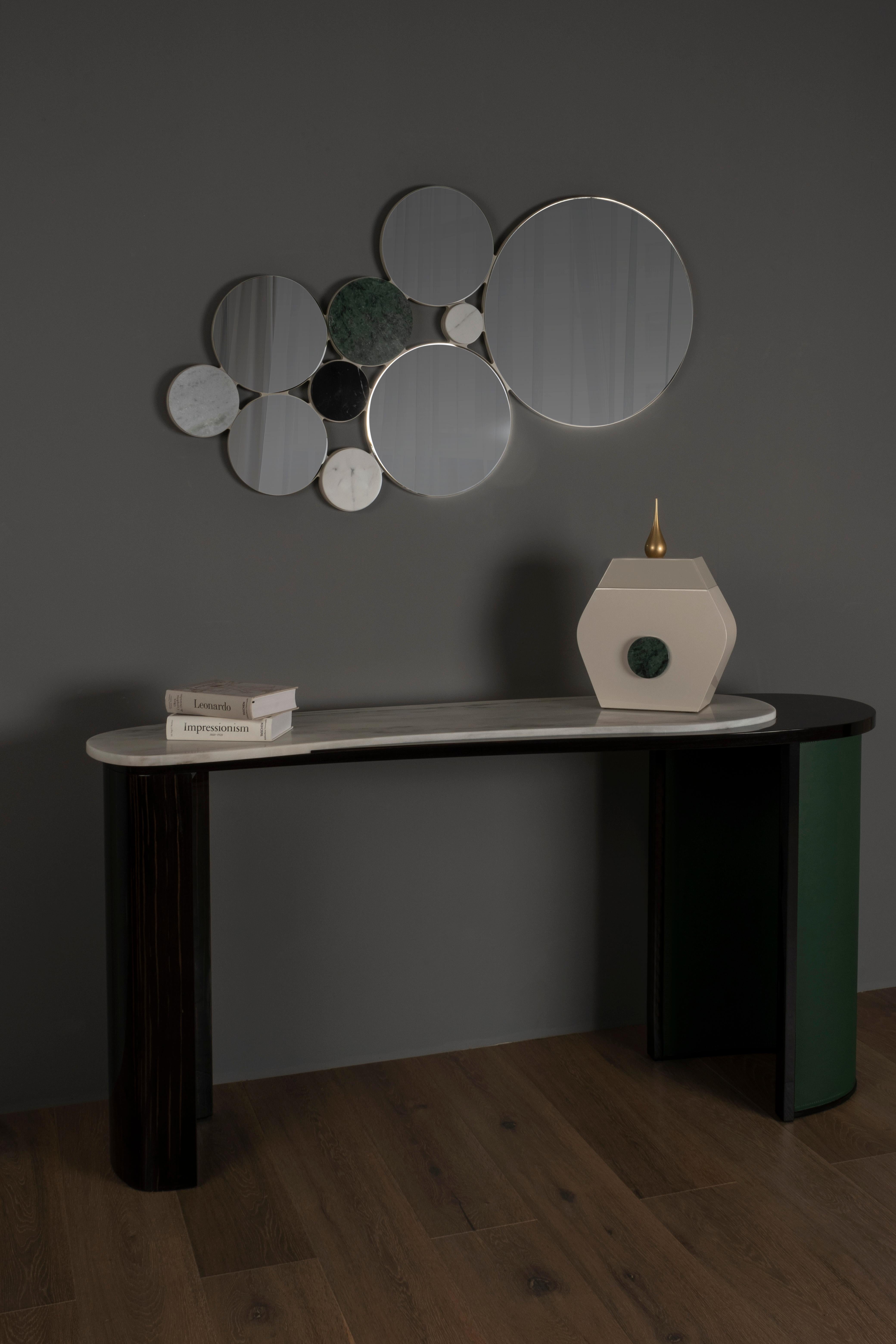 Art Deco Castelo Console, Contemporary Collection, Handcrafted in Portugal - Europe by Greenapple.

The Castelo marble console table pays tribute to Portugal’s historic castles, embodying their timeless grandeur and enduring strength through a