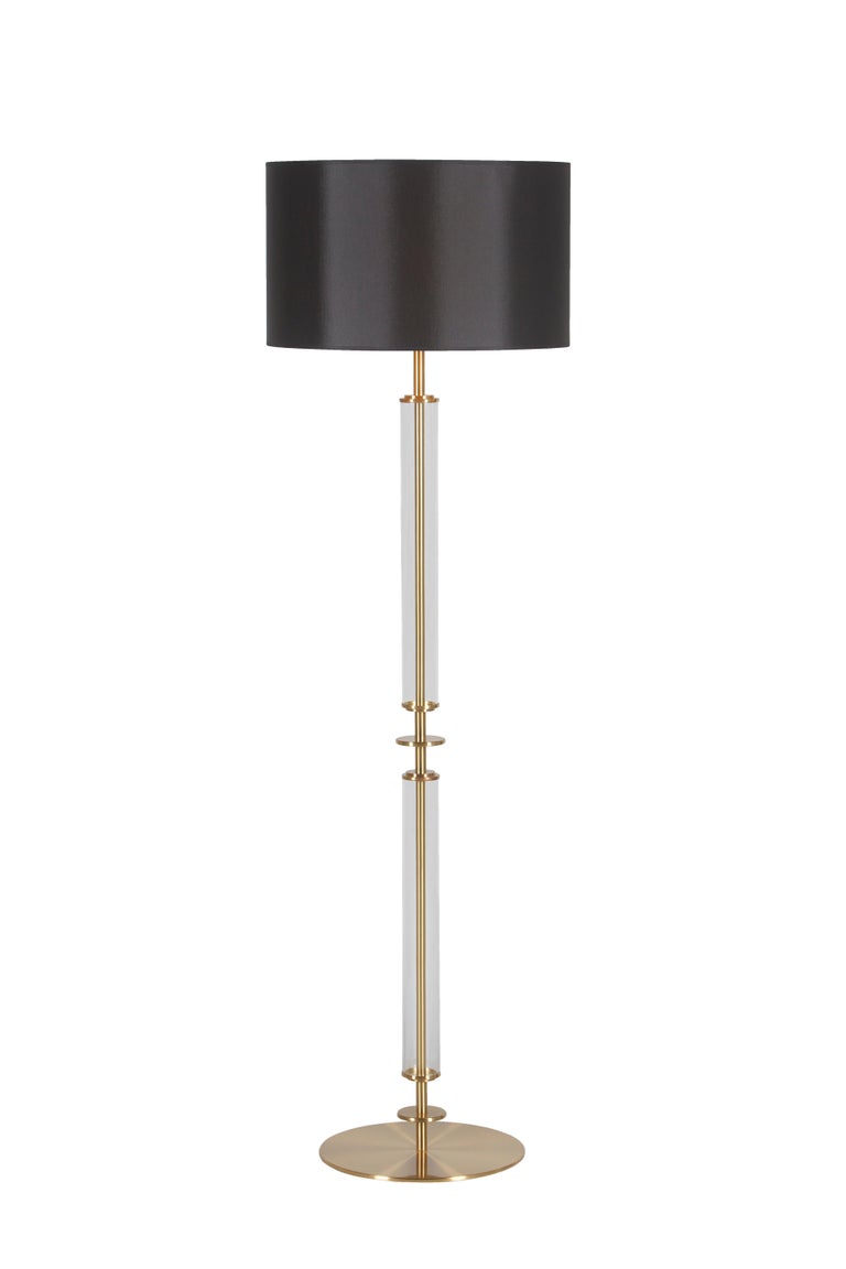 Portuguese Art Deco Style Valverde Floor Lamp Handcrafted Portugal by Greenapple For Sale