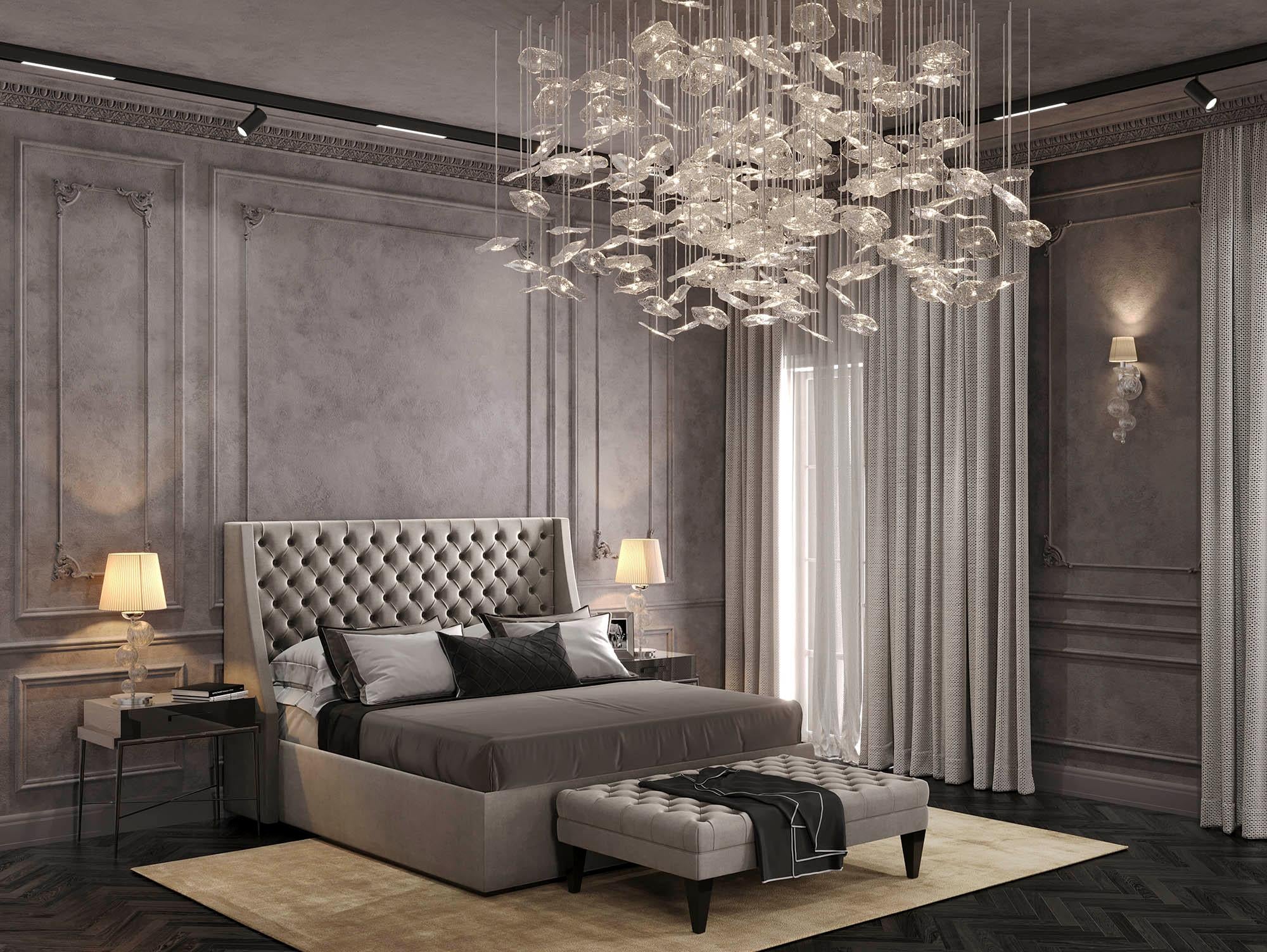 Lampada da tavolo artistica del XXI secolo a 1 luce, vetro di Murano grigio di Multiforme in vendita 2