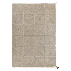 Tappeto asiatico del XXI secolo Marrone Beige Outdoor Indoor 200x300 cm fatto a mano