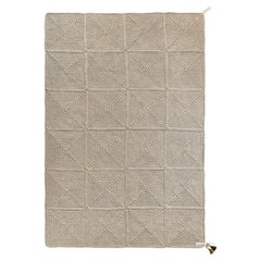Tappeto asiatico del XXI secolo Marrone Beige Outdoor Indoor 200x300 cm fatto a mano