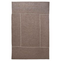 21st Century Asian Mocha Brown Earth Outdoor Indoor 200x300 cm Handmade Rug
