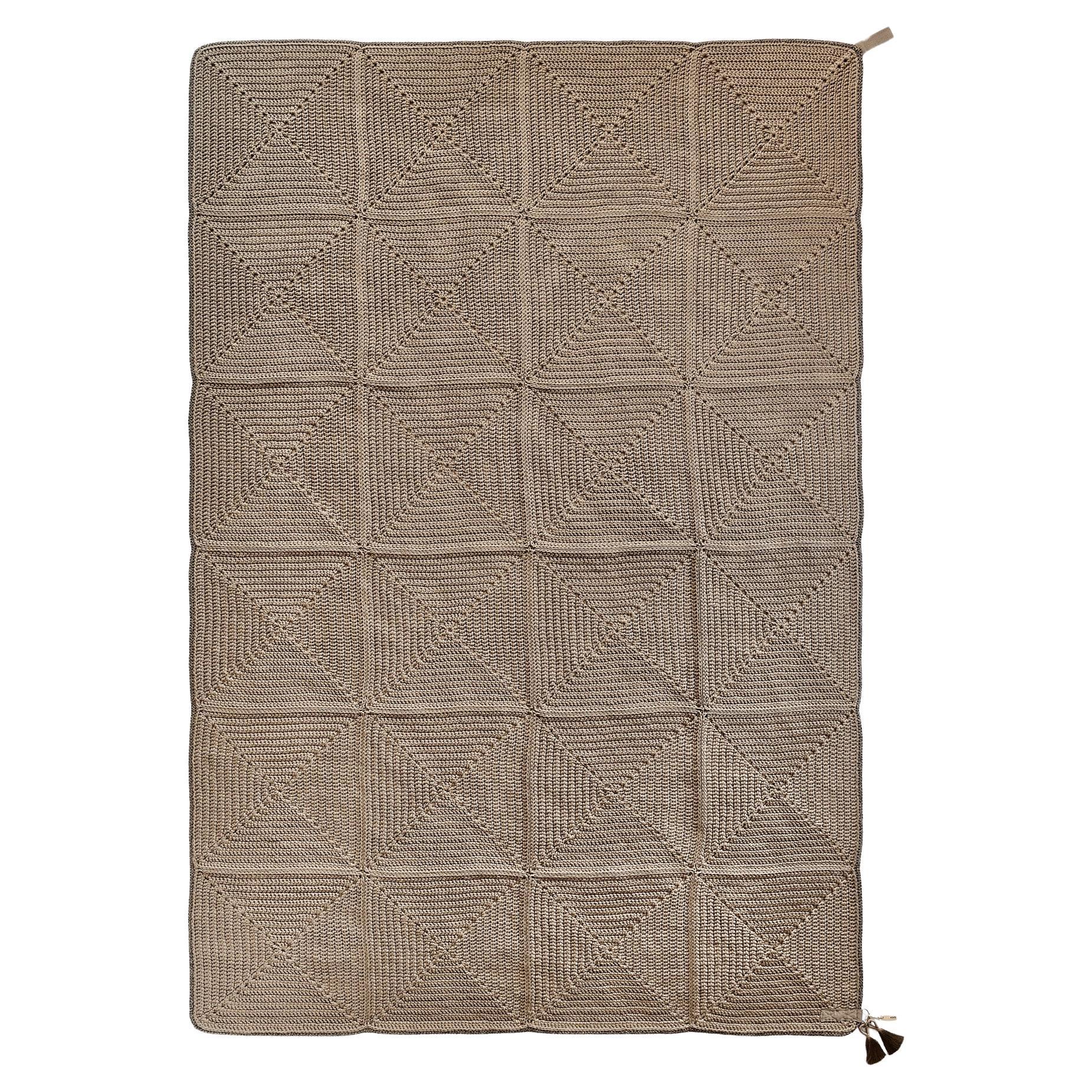 Tappeto asiatico 21st Century Mocha Color Outdoor Indoor 200x300 cm fatto a mano