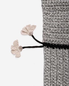 21st Century Asian Grey Black Outdoor Indoor 200x300 cm Handmade Rug