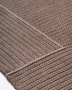 Tappeto fatto a mano "21st Century Asian Mocha Brown Earth" per interni ed esterni, 170x240 cm