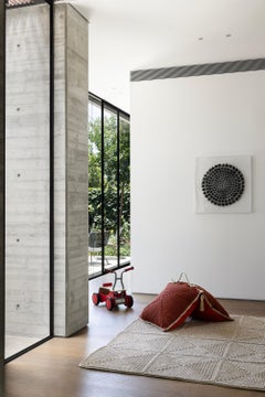 21st Century Asian Natural Cream Outdoor Indoor 150x200 cm Handmade Crochet Rug