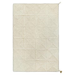 21ème siècle Asian Natural Cream Outdoor Indoor 200x300 cm Handmade Rug