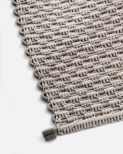 21st Century Asian Outdoor Indoor Rope Rug 80X200 cm - Pebble Grey
