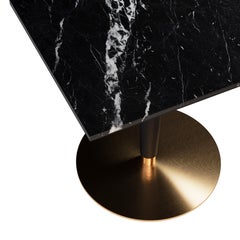 21st Century Atlanta Dining Table Marble Brass Made in Portugal by Porus Studio