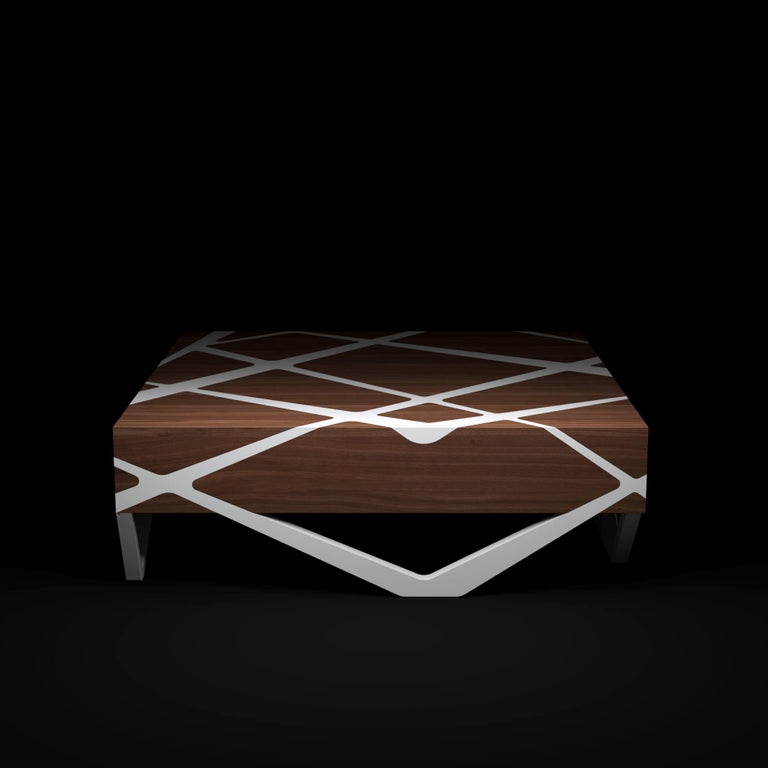Inspired by the Sacred Ceiba trees in Havana, this elegant coffee table is handcrafted using carefully selected walnut wood veneers. Perfect for both contemporary and traditional homes, the combinations are endless.

We can also produce this in