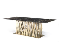 21st Century B-52 Dining Table with Marble Top by Roberto Cavalli Home Interiors
