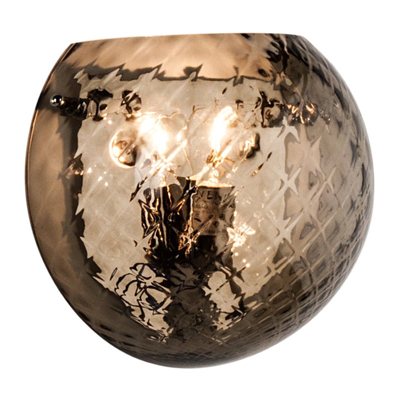 21st Century Balloton Lamp Wall Light in Grey by Venini