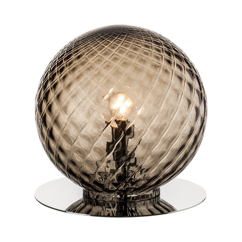21st Century Balloton Table Lamp in Grey Blown Glass by Venini