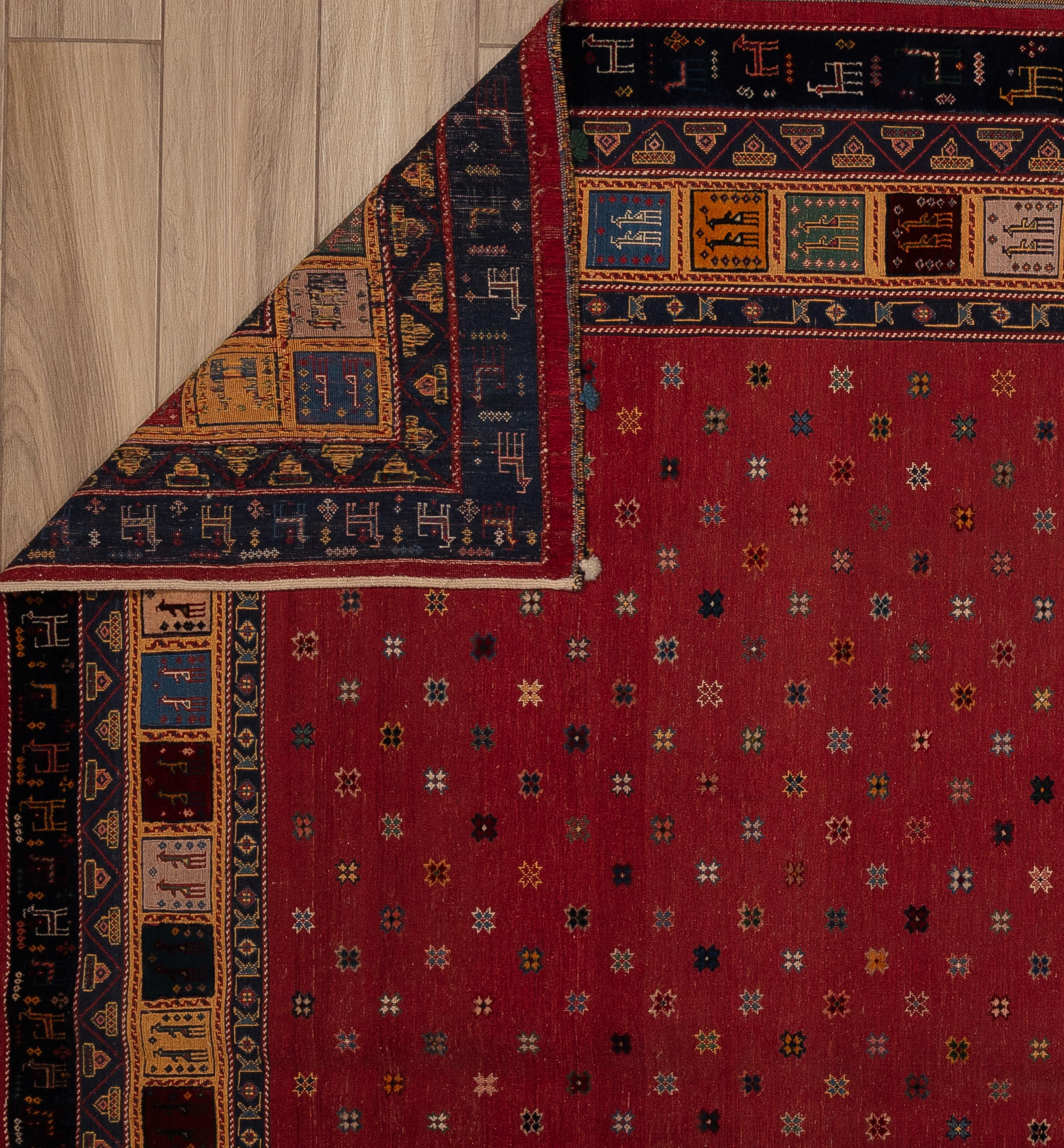Hand-Woven 21st Century Baluch For Sale