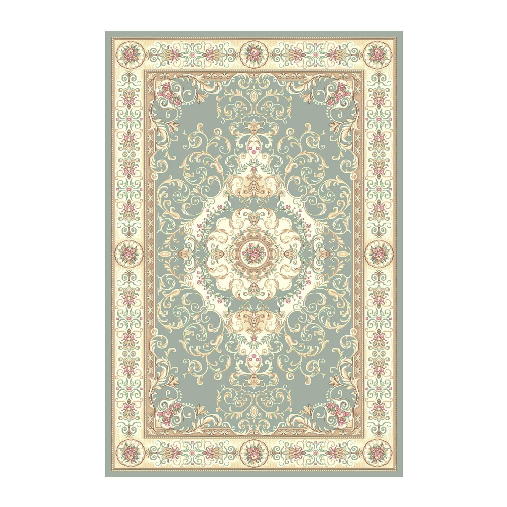 Malayer 21st Century Bamboo Silk Handbraided Rug by Modenese Interiors, Pink, Emerald For Sale
