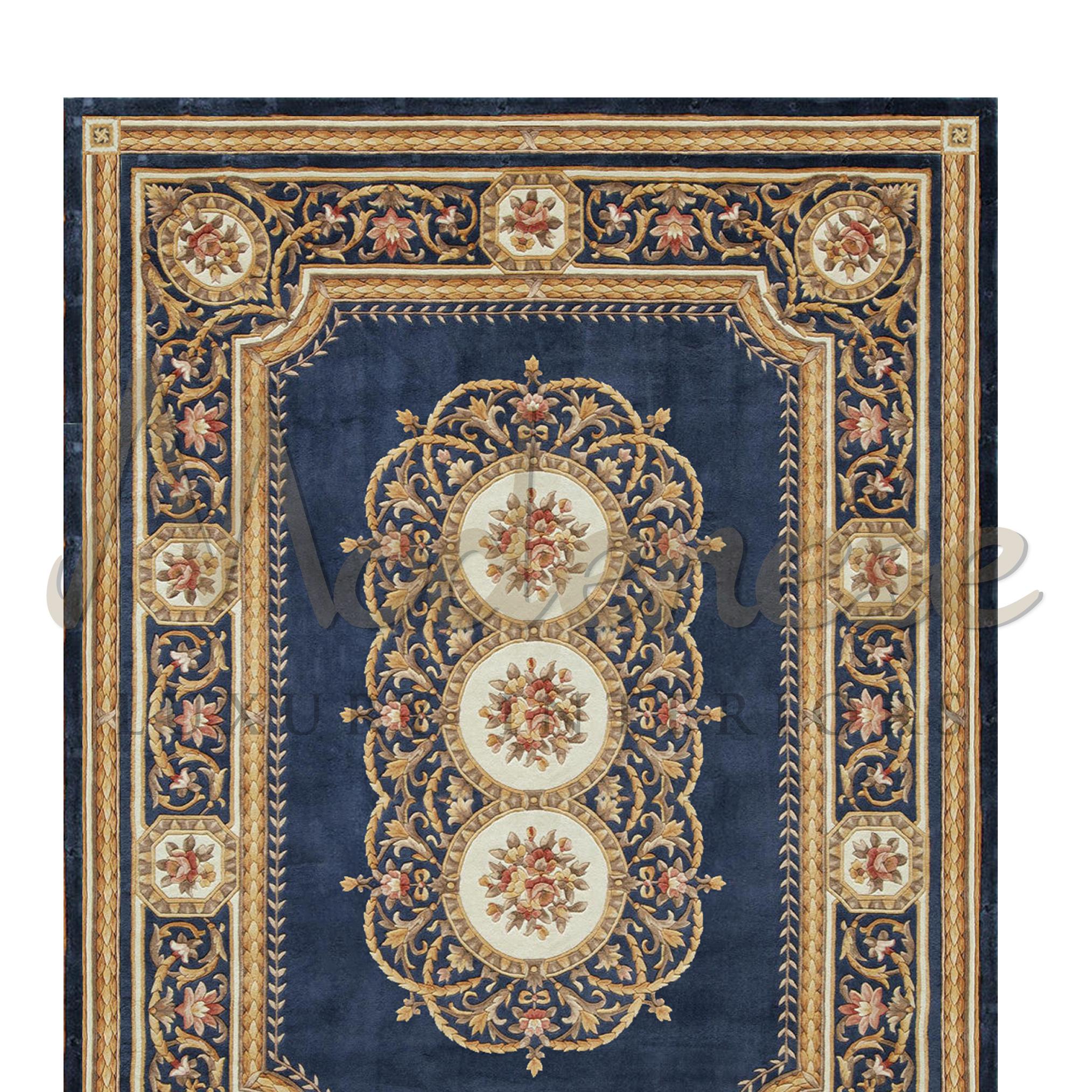 Hand-Crafted 21st Century Bamboo Silk Handknotted Rug by Modenese Interiors, Persian Emerald For Sale