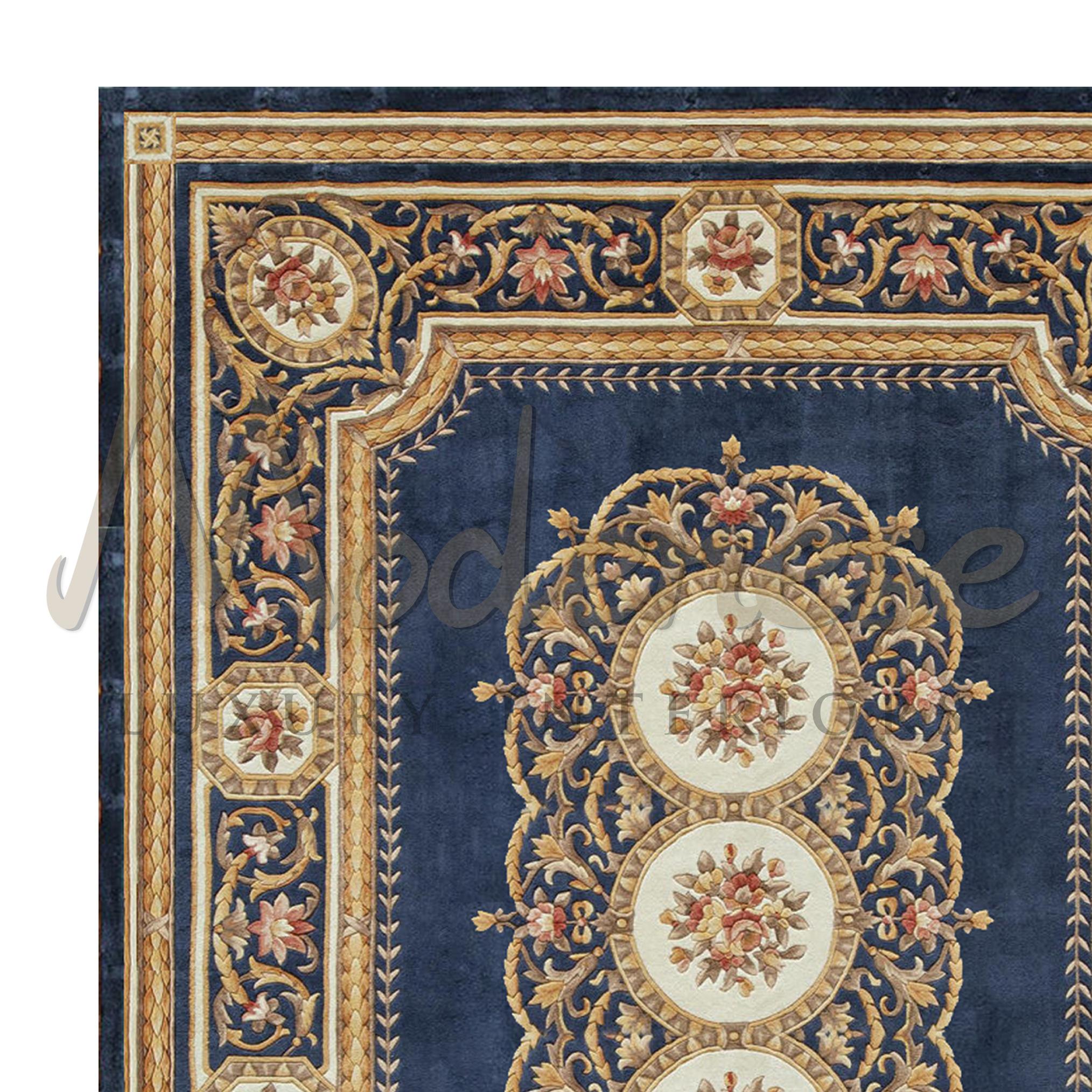 Handgeknüpfter Bambus-Seidenteppich des 21. Jahrhunderts von Modenese Interiors, Persischer Smaragd (21. Jahrhundert und zeitgenössisch) im Angebot