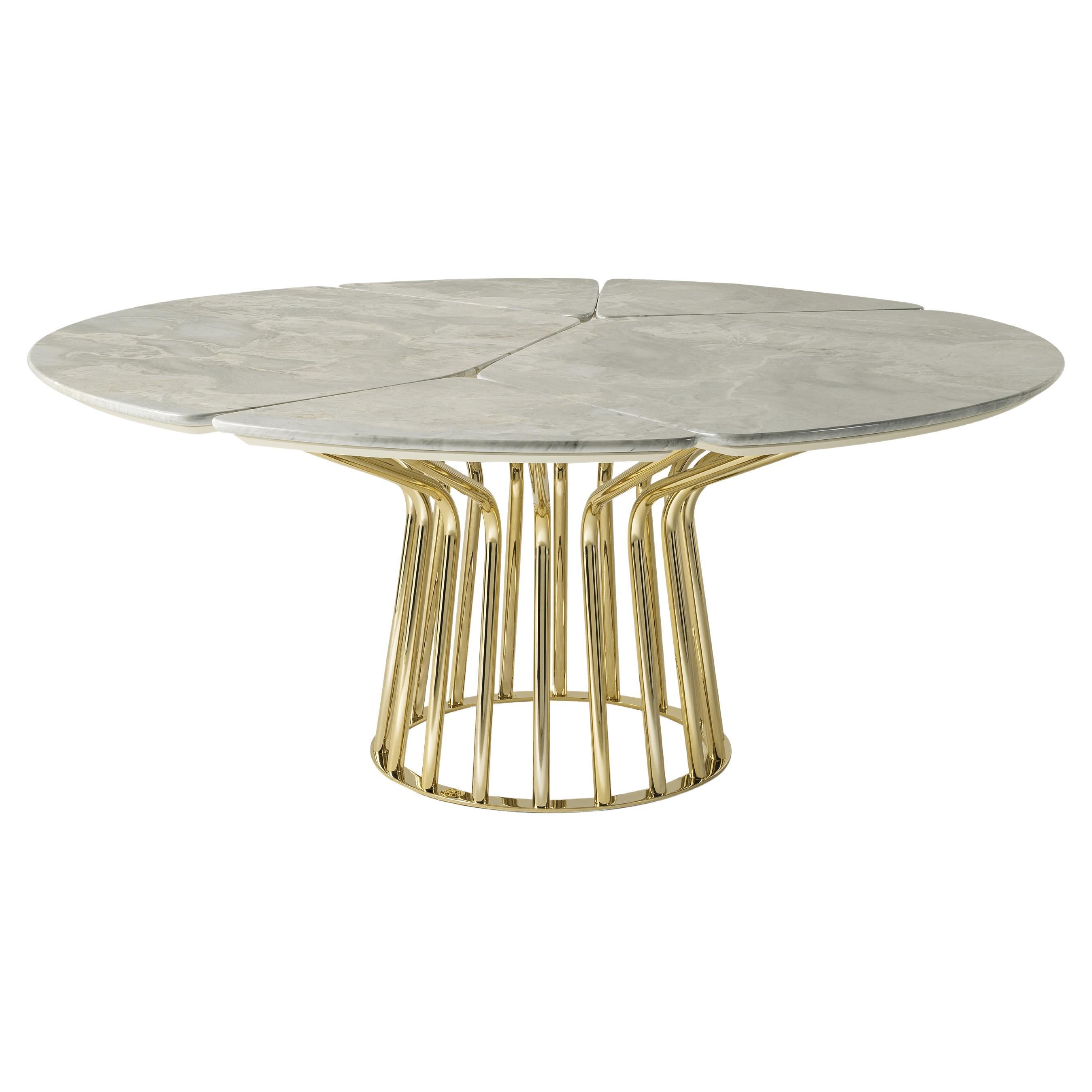 21st Century Baobab Table with Marble Top by Roberto Cavalli Home Interiors For Sale
