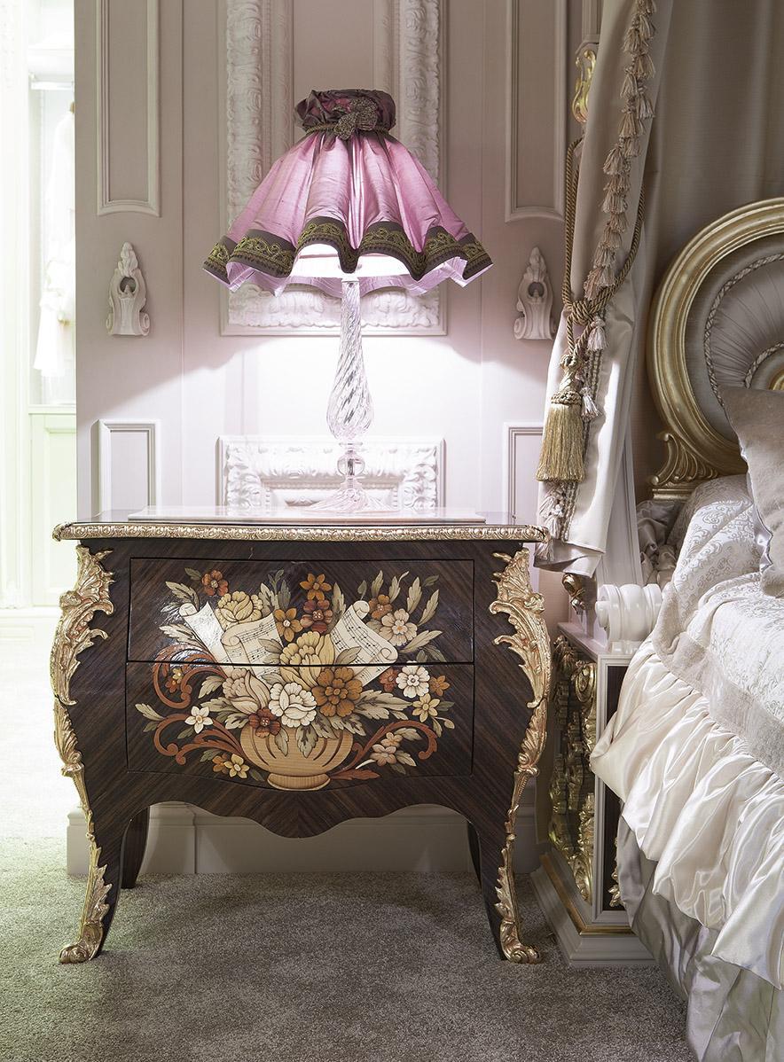 21st Century Baroque Handpainted Make Up Table by Modenese Gastone In New Condition For Sale In PADOVA, Italy