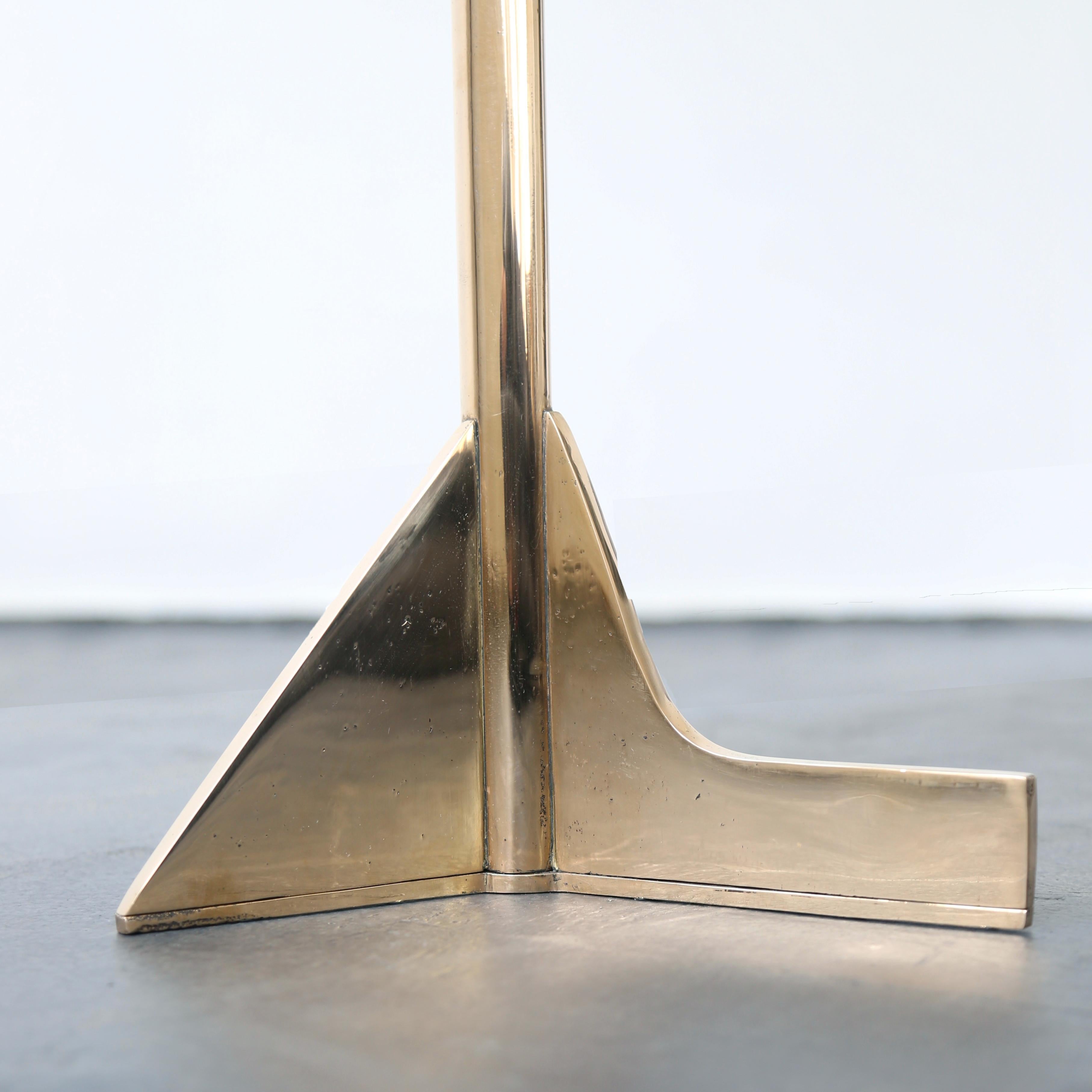 Zigarettentisch aus Bronzeguss und Glas von Costantini, Bellance, 21. Jahrhundert im Angebot 4