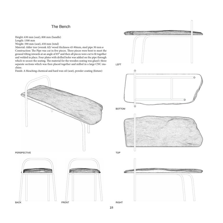 21st Century Bench Alder Tree For Sale at 1stDibs