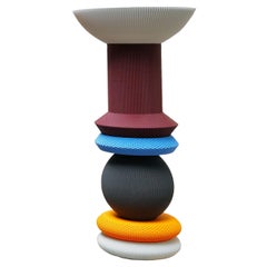 21st Century Bio Plastic Totem Torri Spontanee Sculpture 3D Crafted, Italy