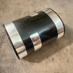 21st Century Black and Silver Bangle Bracelet The Fendista by Fendi Rome