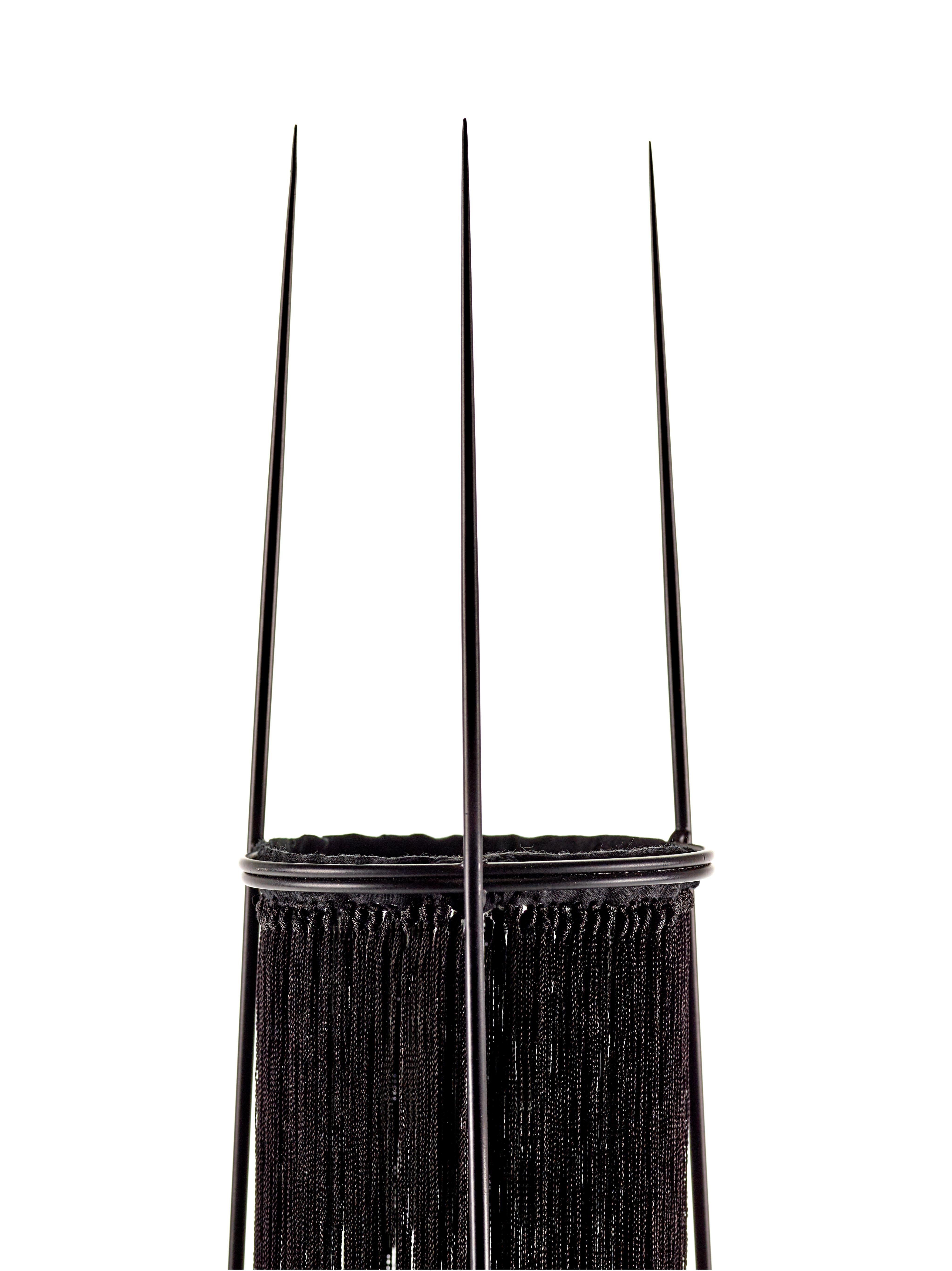 Modern 21st Century Black and White Viscose Kiki Table Lamp by Ann Demeulemeester For Sale