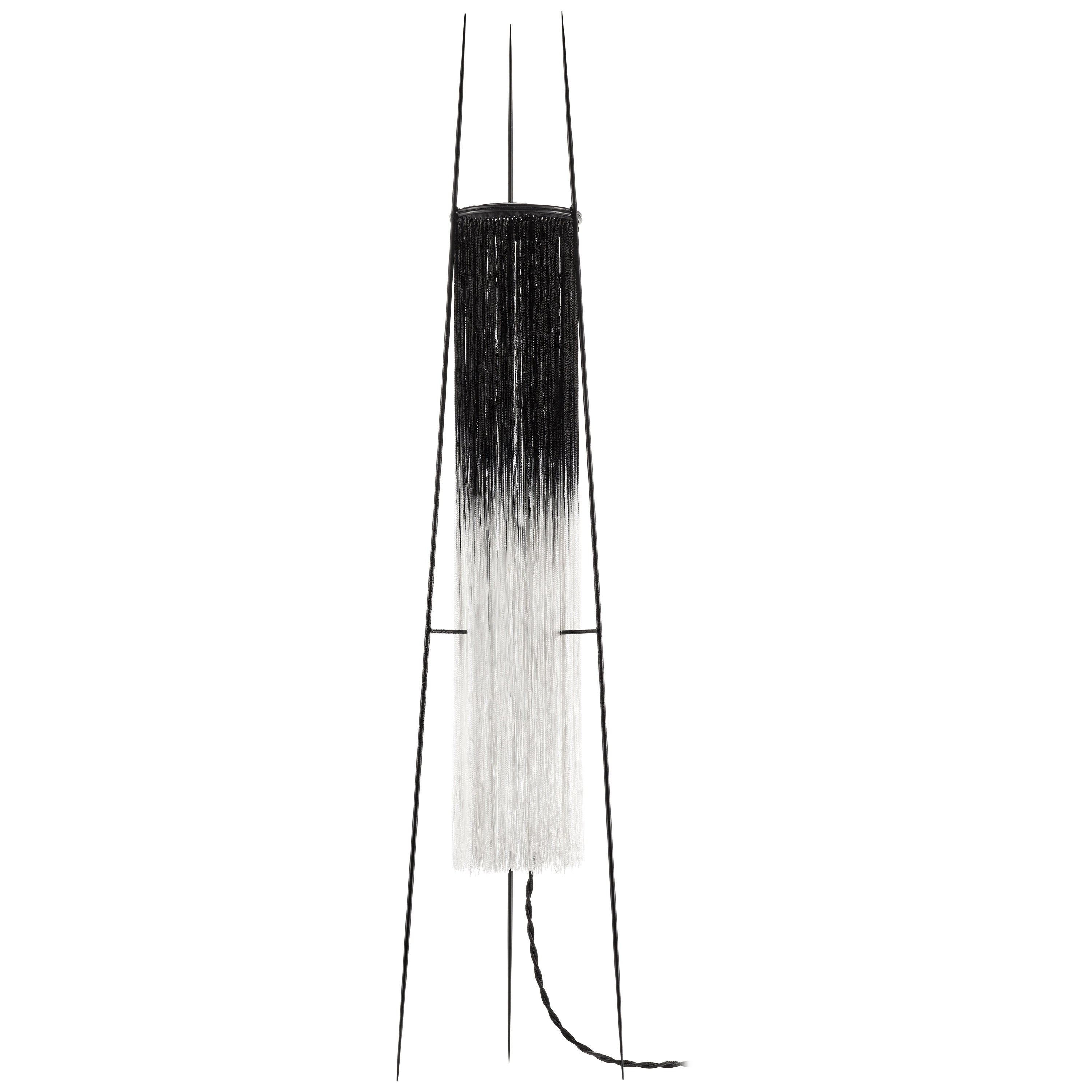 21st Century Black and White Viscose Kiki Table Lamp by Ann Demeulemeester For Sale