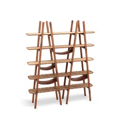 21st Century Blake Bookcase Wood Made In Portugal by Wood Tailors