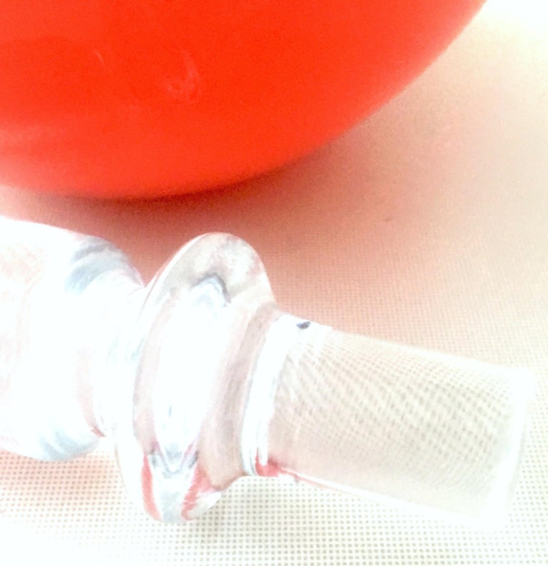 21st Century Blown Art Glass Liquor "Lab" Decanter and Stopper at 1stDibs