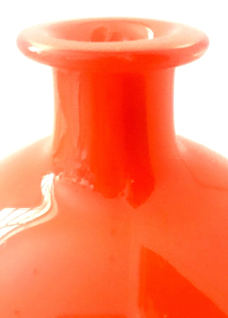 21st Century Blown Art Glass Liquor "Lab" Decanter and Stopper at 1stDibs