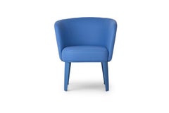 Poltrona blu del XXI secolo Clara Made in Italy