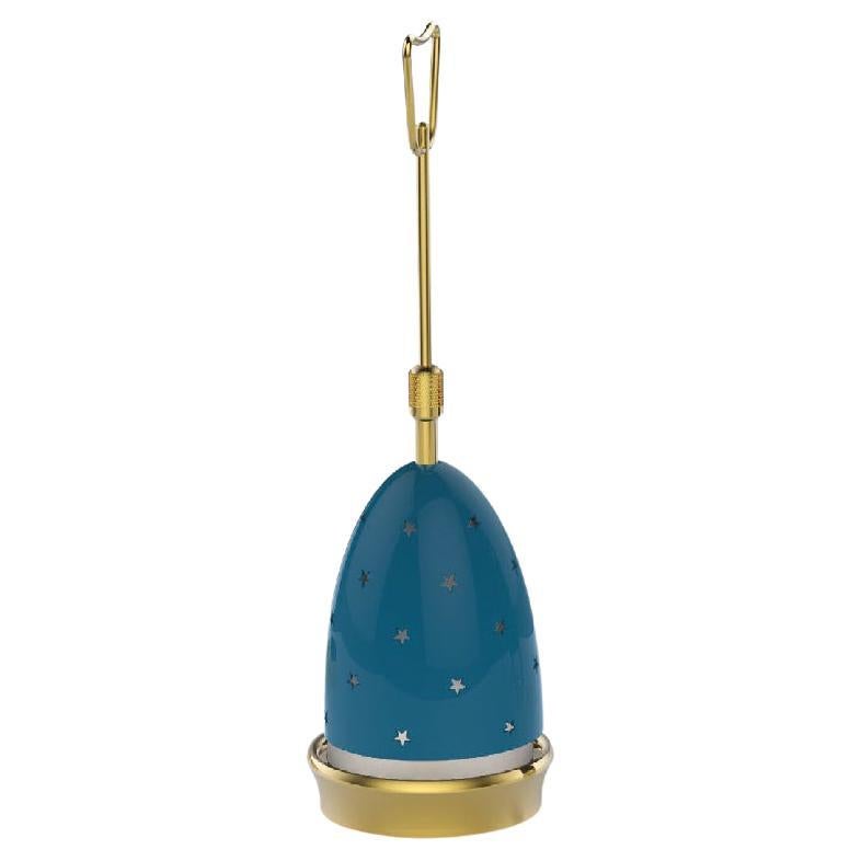 Blaue Stellina-Tischlampe des 21. Jahrhunderts Angelo Lelii 2019 im Stil der 1950er Jahre Italien