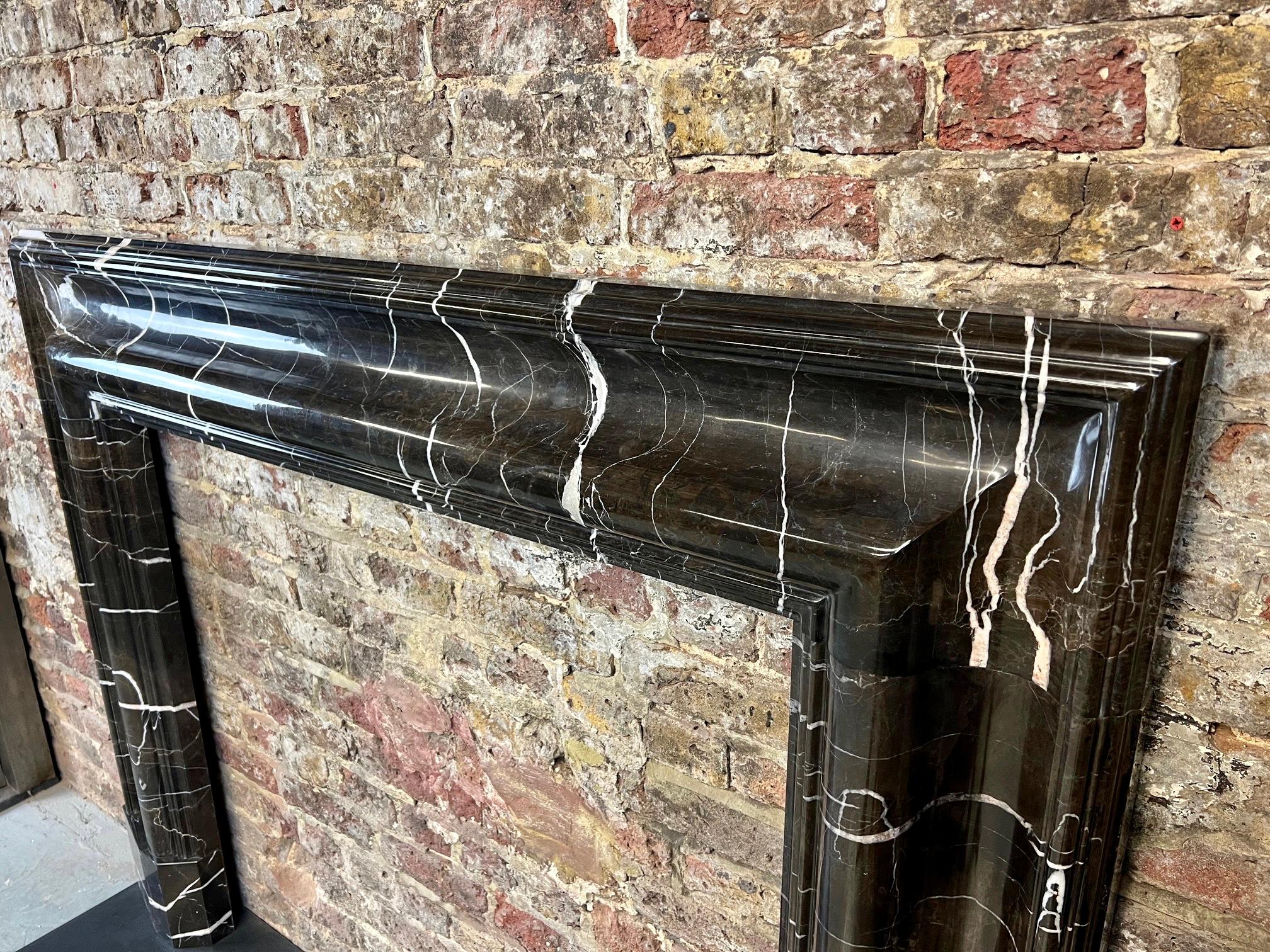 21st Century Bolection Marble Fireplace Surround 3