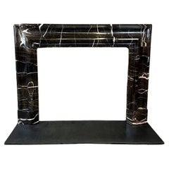 21st Century Bolection Marble Fireplace Surround