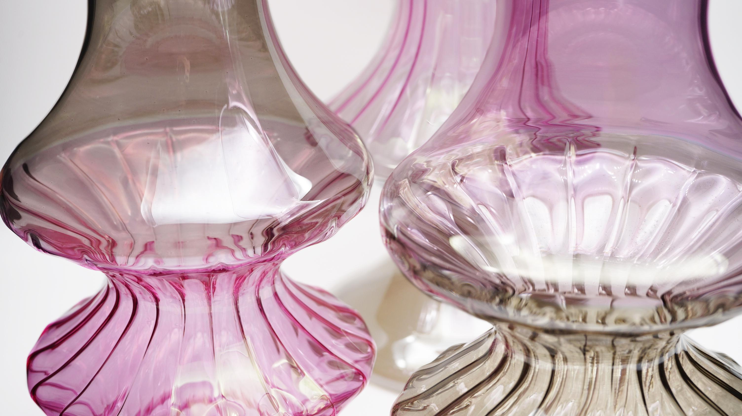 Vase en verre borosilcate du 21e siècle MADAME, fabriqué à la main, Kanz Architetti Neuf - En vente à Venezia, Veneto