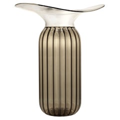 21st Century Borosilcate Glass Vase TOSCA BIG, Handcrafted, Kanz Architetti