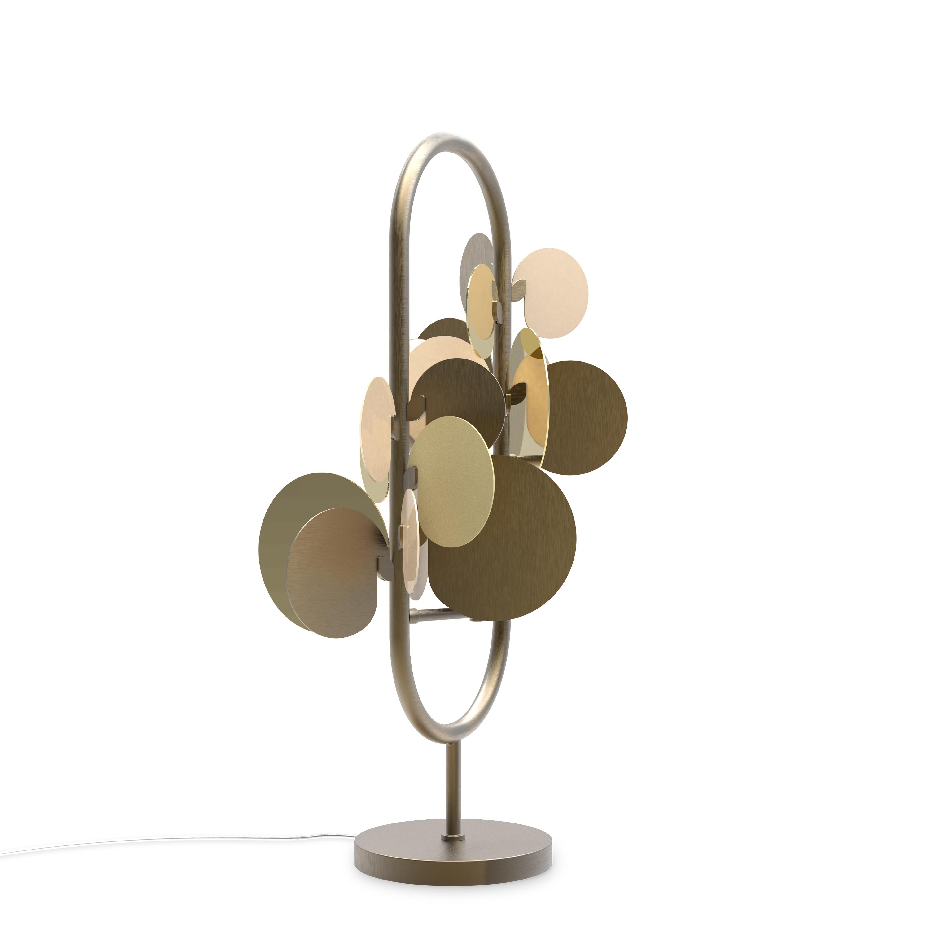 Lampe de table Hera en laiton du 21e siècle en vente 3