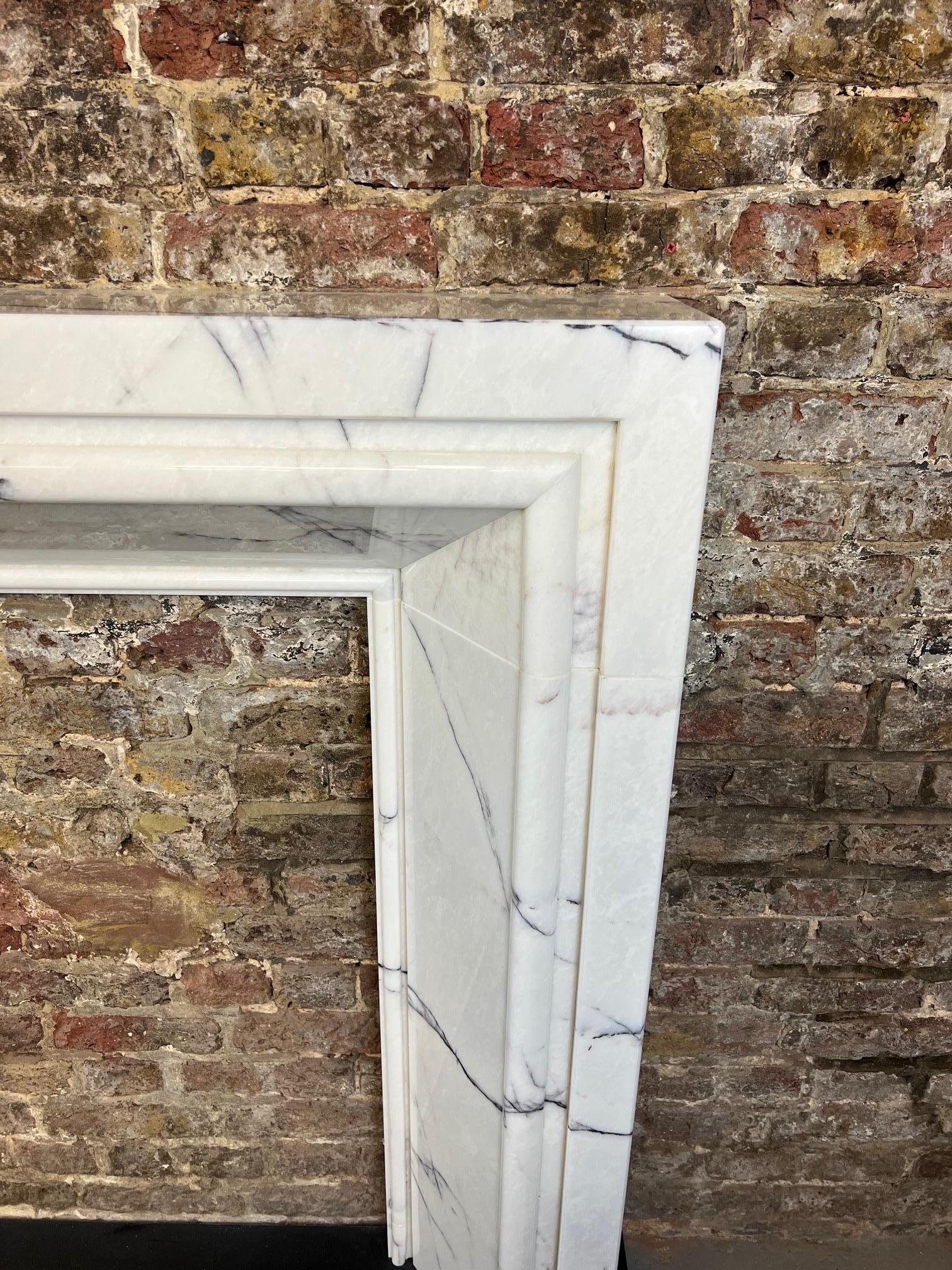 21st Century Breccia Marble Fireplace Surround 10