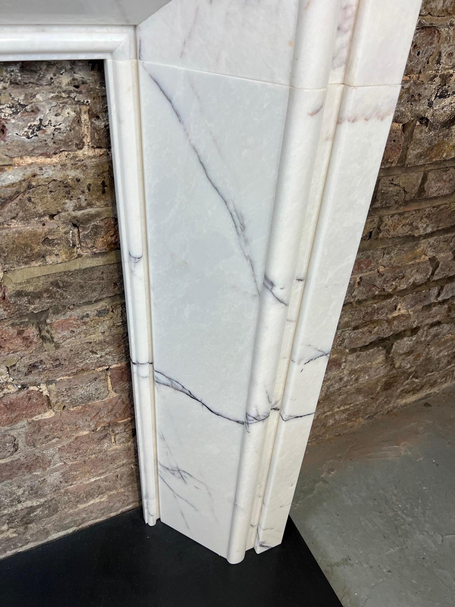 21st Century Breccia Marble Fireplace Surround 11