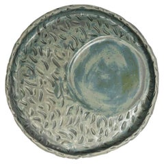 21st Century Breeze Blue Plate by Busra Ozdemir - Modern, Ceramic