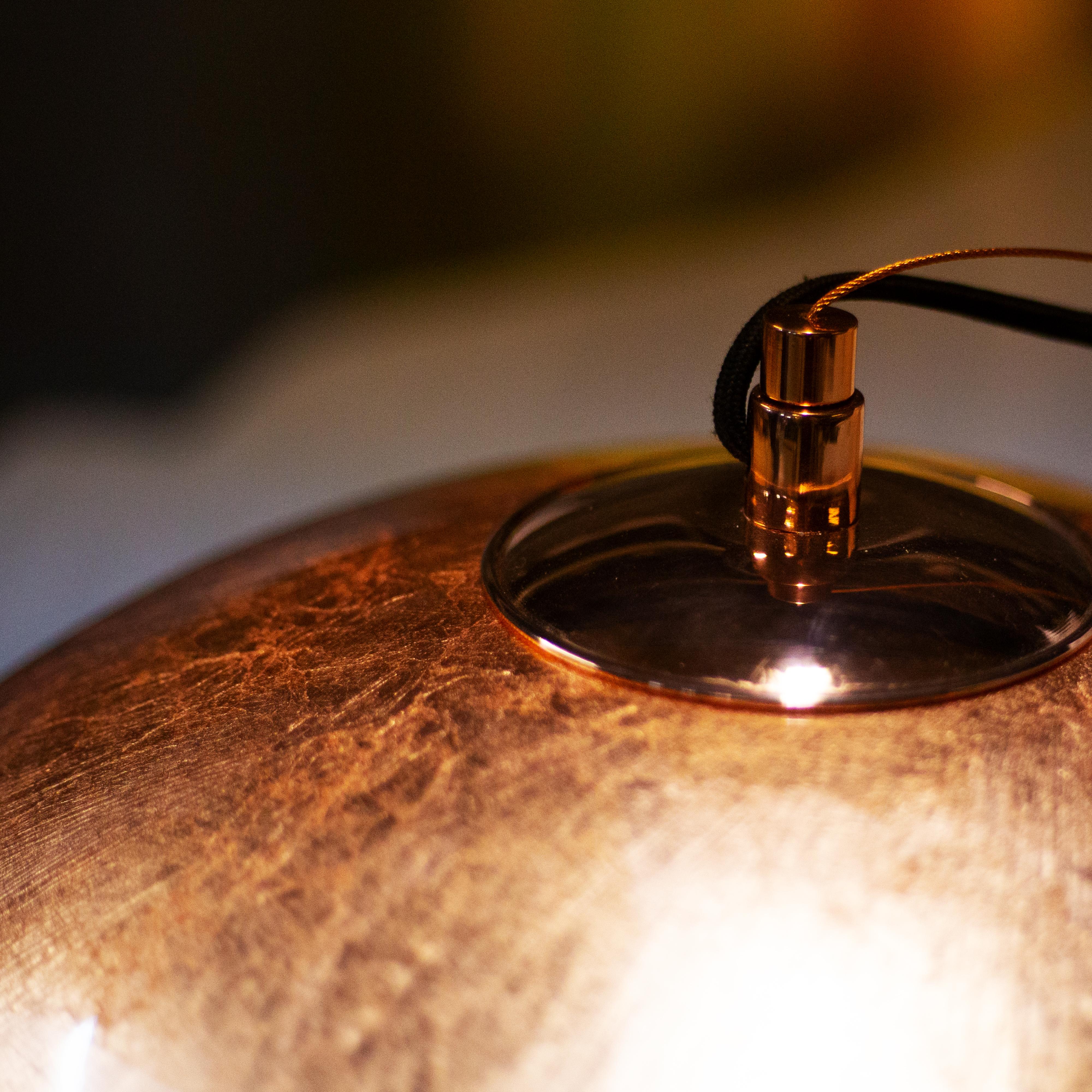 21st Century Brera Suspension Lamp Brass Fiberglass by Creativemary In New Condition For Sale In RIO TINTO, PT