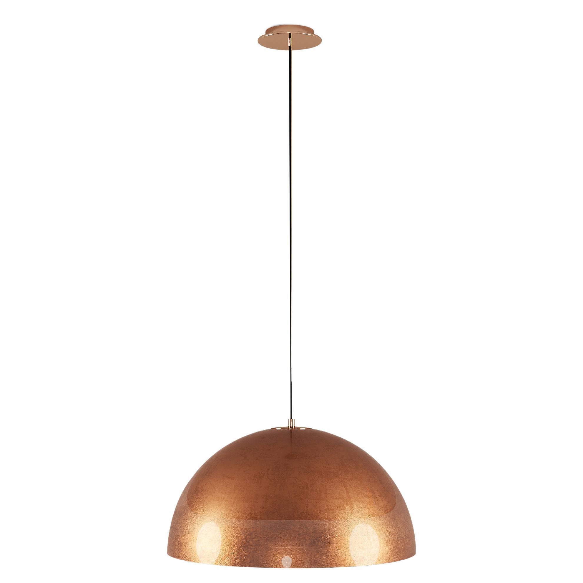 21st Century Brera Suspension Lamp Brass Fiberglass by Creativemary
