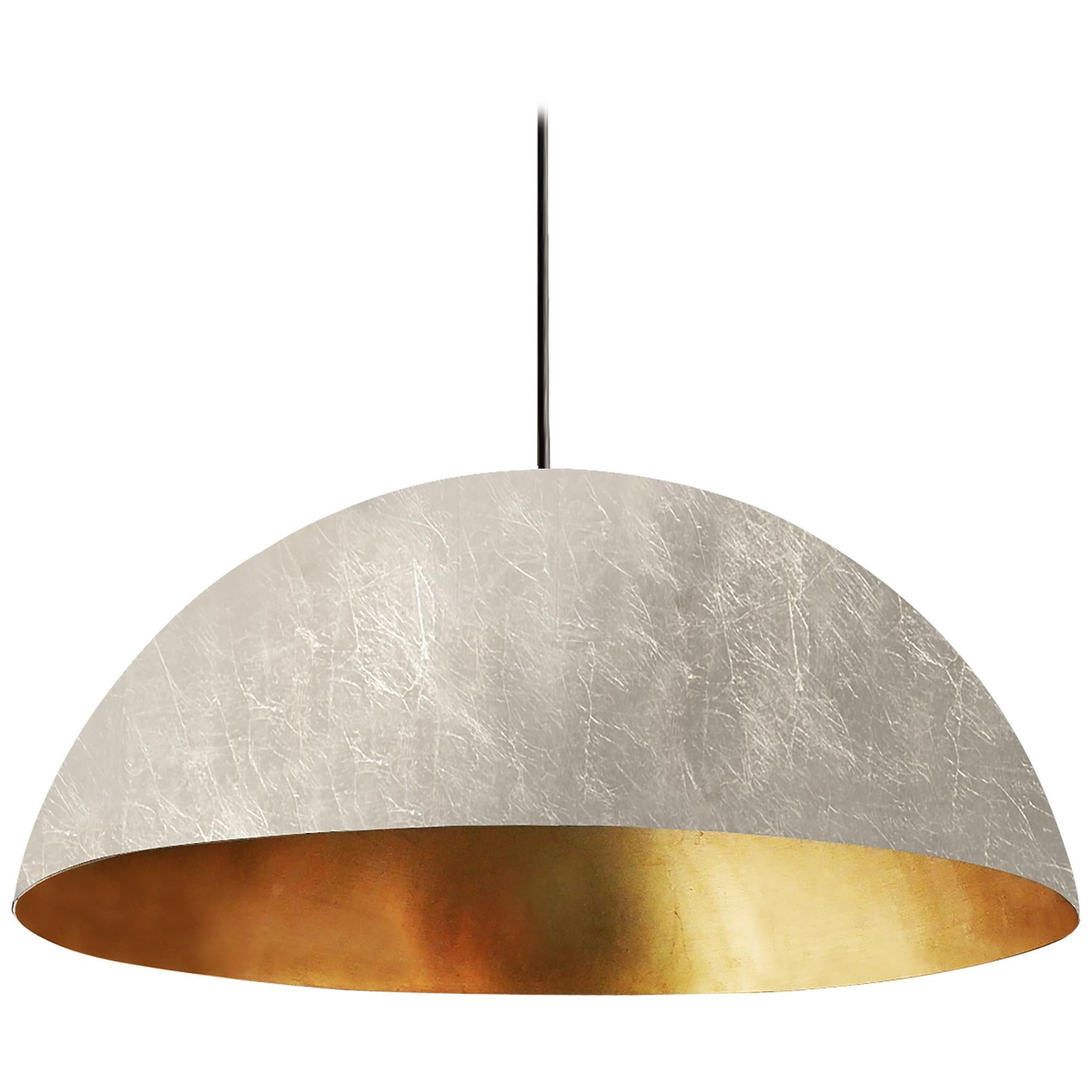 tegel Omkleden Verpersoonlijking 21st Century Brera Suspension Lamp Brass Fiberglass by Creativemary For  Sale at 1stDibs