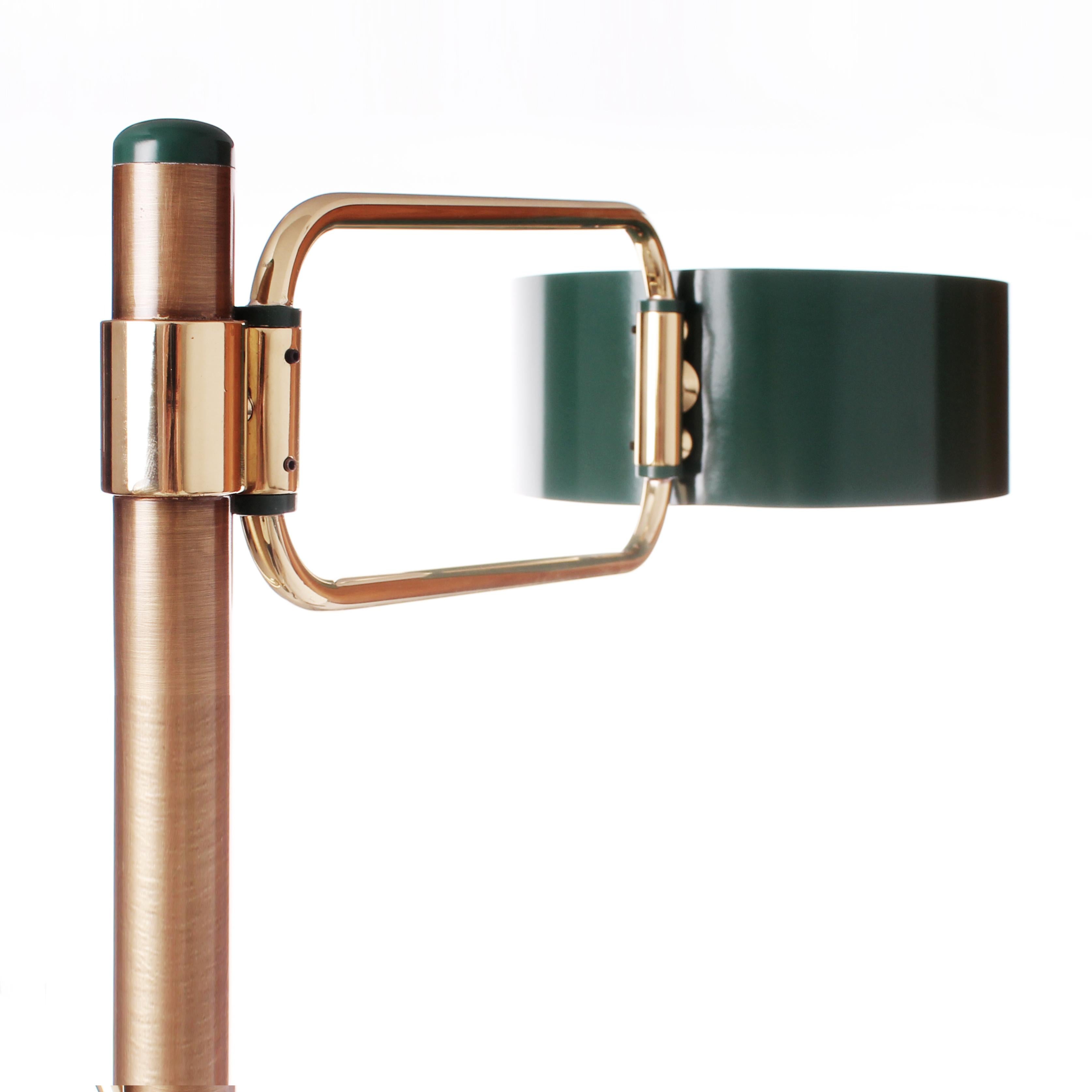 21st Century Brompton Floor Lamp Brass Estremoz Marble by Creativemary For Sale 5