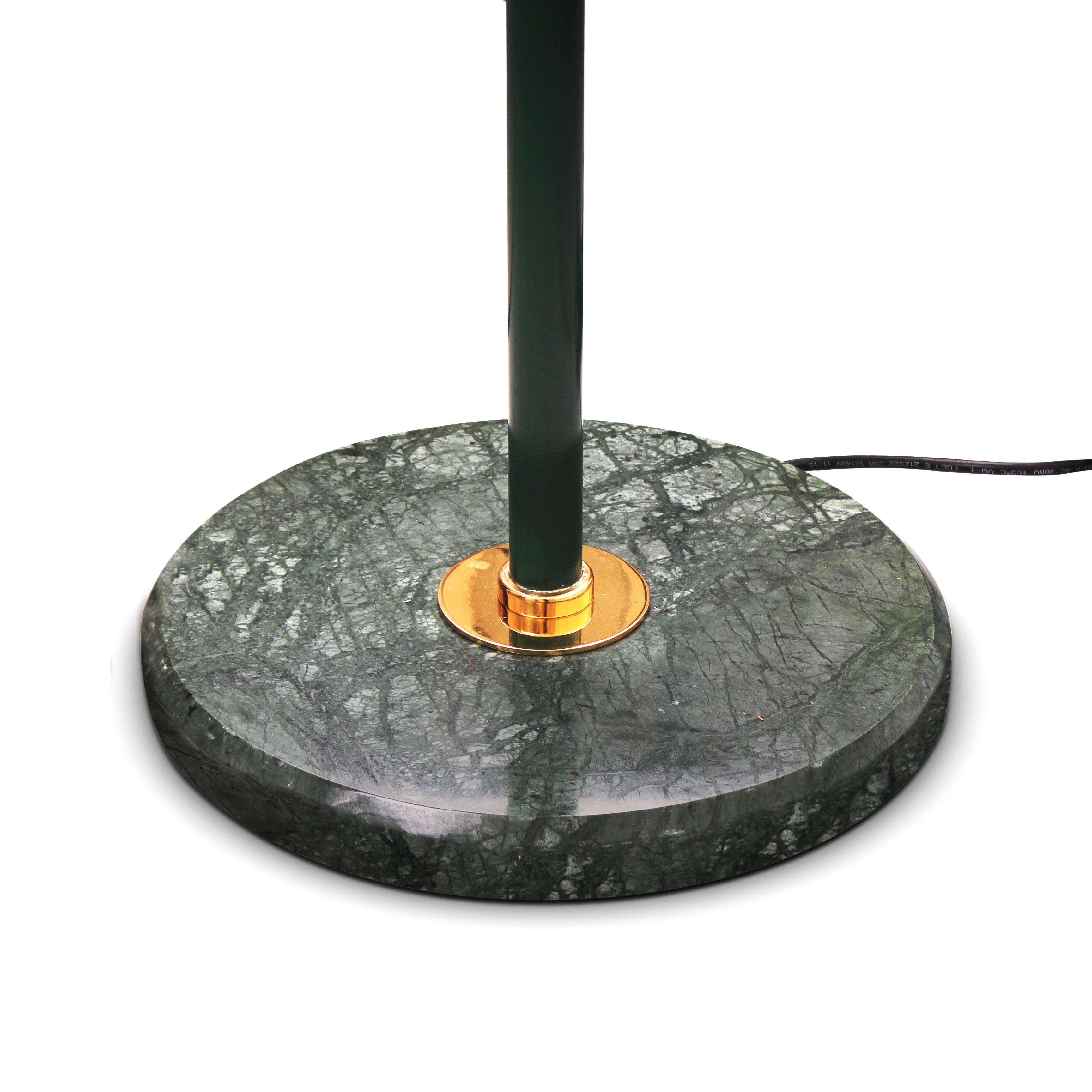 21st Century Brompton Floor Lamp Brass Estremoz Marble by Creativemary For Sale 7